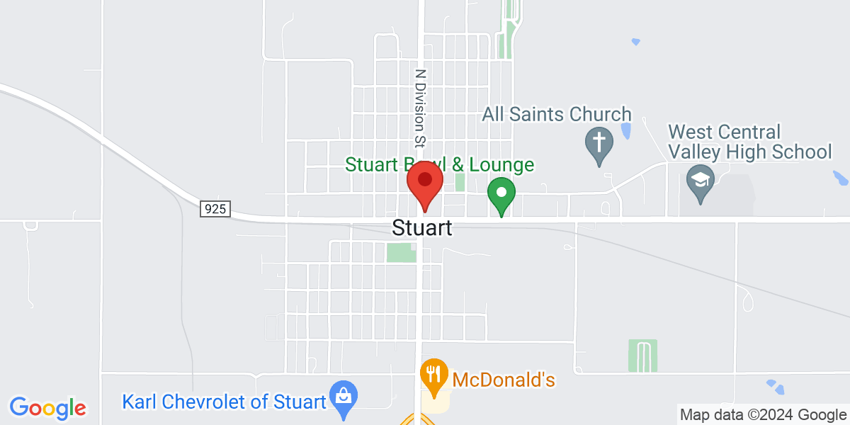 Map of Stuart Public Library